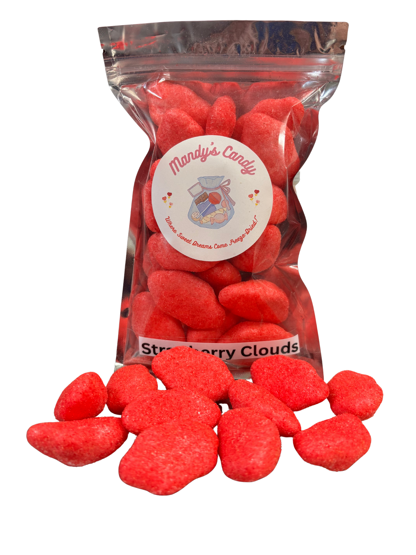 Freeze Dried Strawberry Clouds
